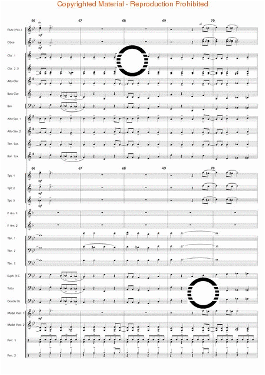 All Aboard! Concert Band scores gallery preview page 15
