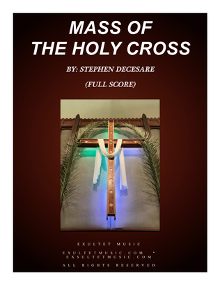 Book cover for Mass of the Holy Cross (Full Score)