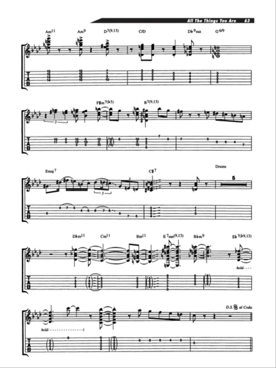 Joe Pass -- On Guitar Electric Guitar scores gallery preview page 64