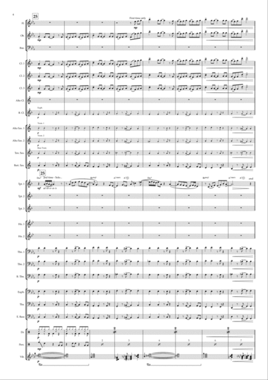 Running Concert Band scores gallery preview page 4