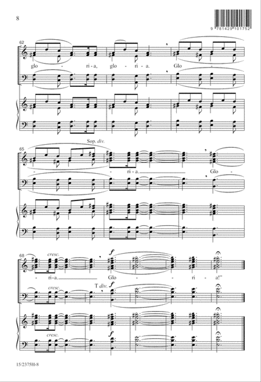 And the Angels Sang And the Angels Sang 4-Part scores gallery preview page 9