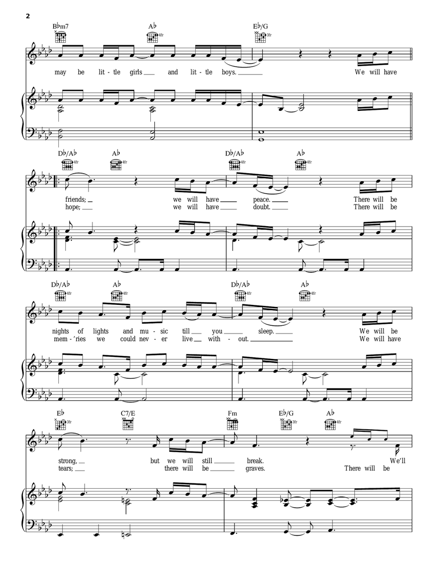 Amen Acoustic Guitar scores gallery preview page 2