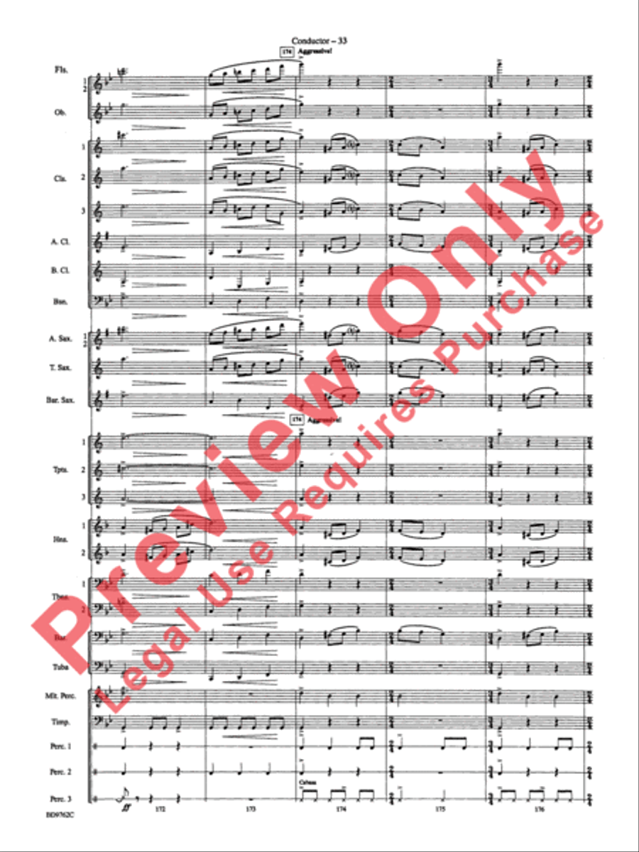 By Loch and Mountain Concert Band scores gallery preview page 36