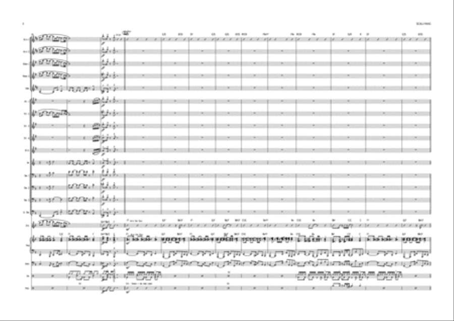 Scallywag Big Band original by Daryl McKenzie Jazz Ensemble scores gallery preview page 5