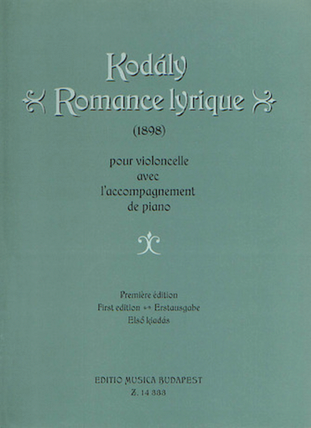Romance Lyrique (First Edition)