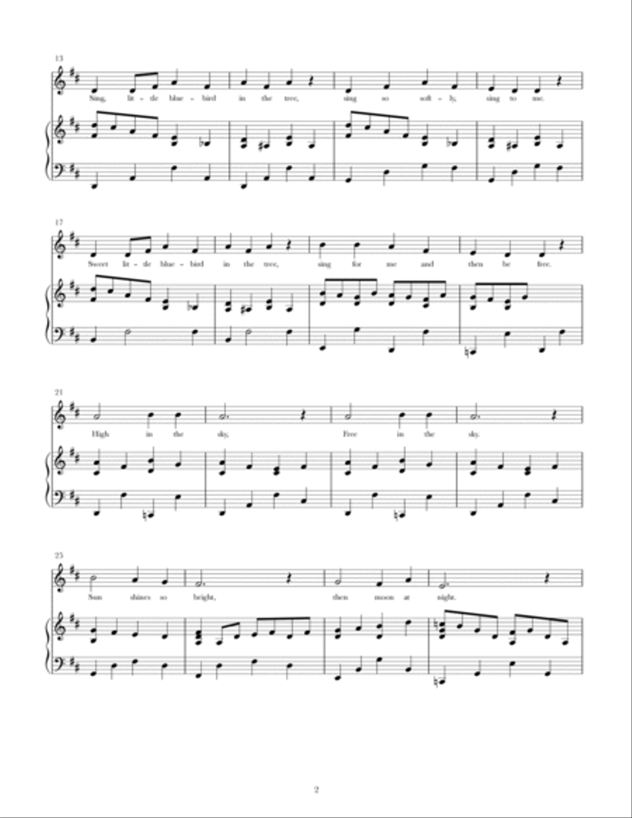 Bluebird Unison Choir scores gallery preview page 2
