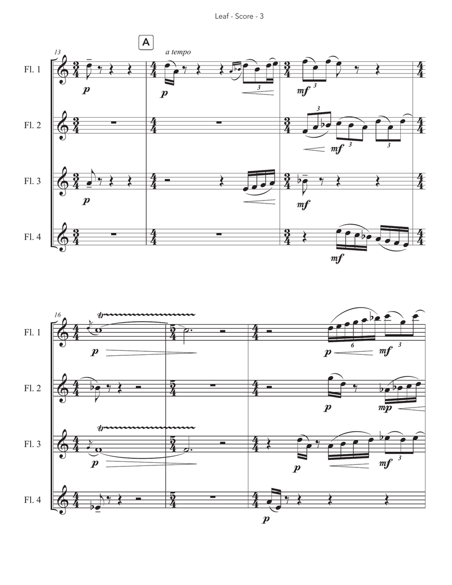 Leaf Woodwind Ensemble scores gallery preview page 5