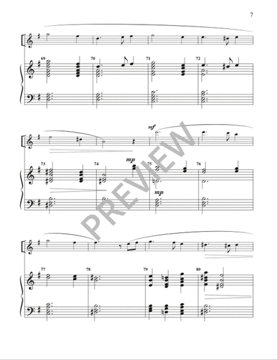 Lullay, Thou Son of Mary, 3 oct. edition - Handbells 3-Octaves scores gallery preview page 8