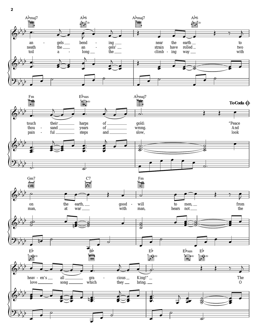 It Came Upon A Midnight Clear Acoustic Guitar scores gallery preview page 2