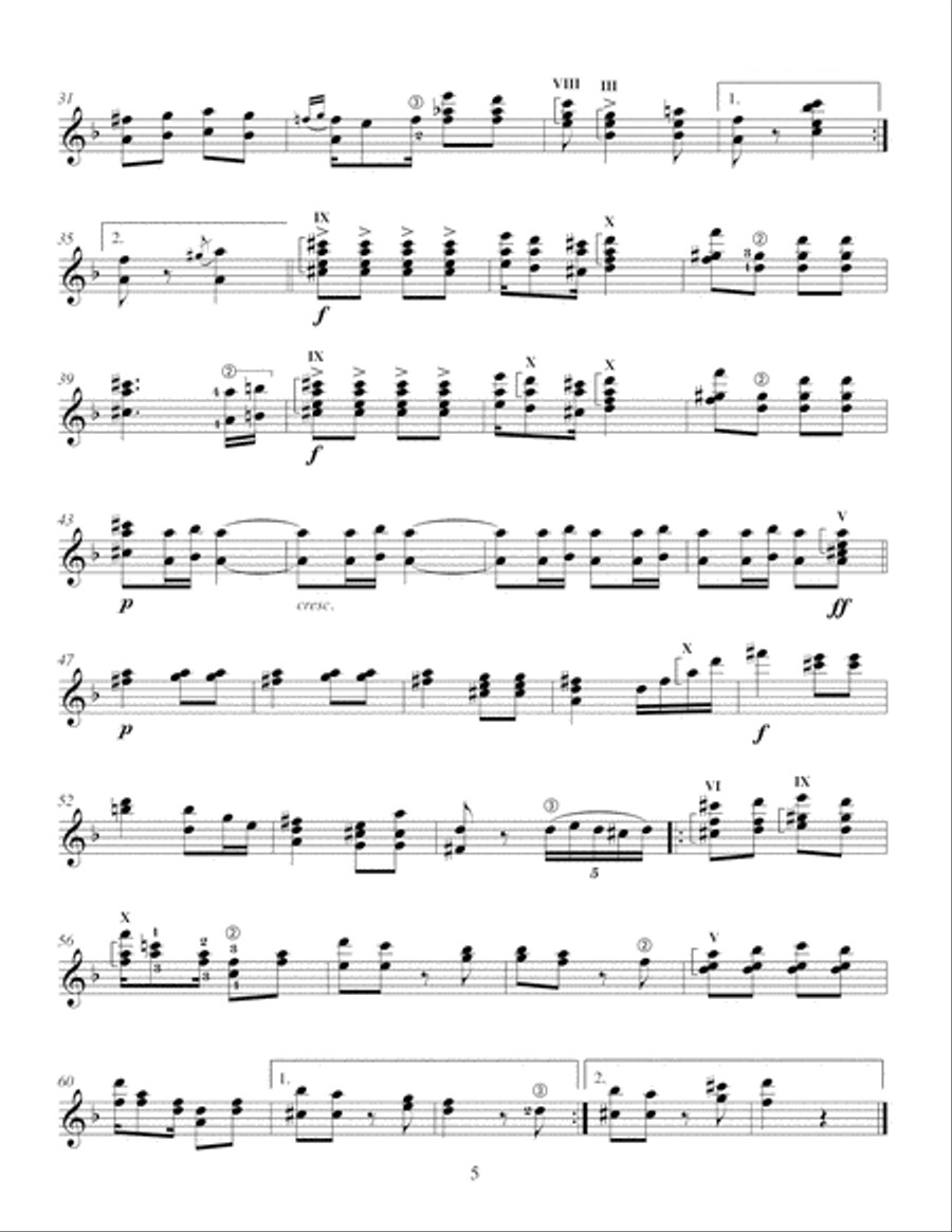 Danzas of Puerto Rico for Two Guitars Acoustic Guitar scores gallery preview page 6