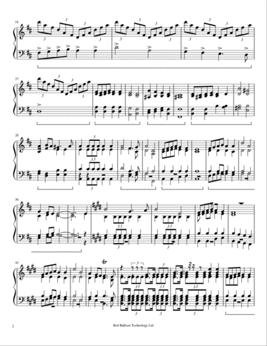 Thine Be The Glory Piano, Vocal, Guitar scores gallery preview page 2