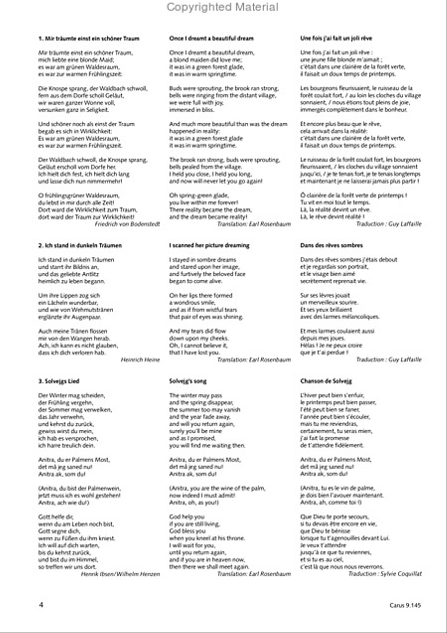 Gottwald/Grieg: Drei Lieder Choir scores gallery preview page 5