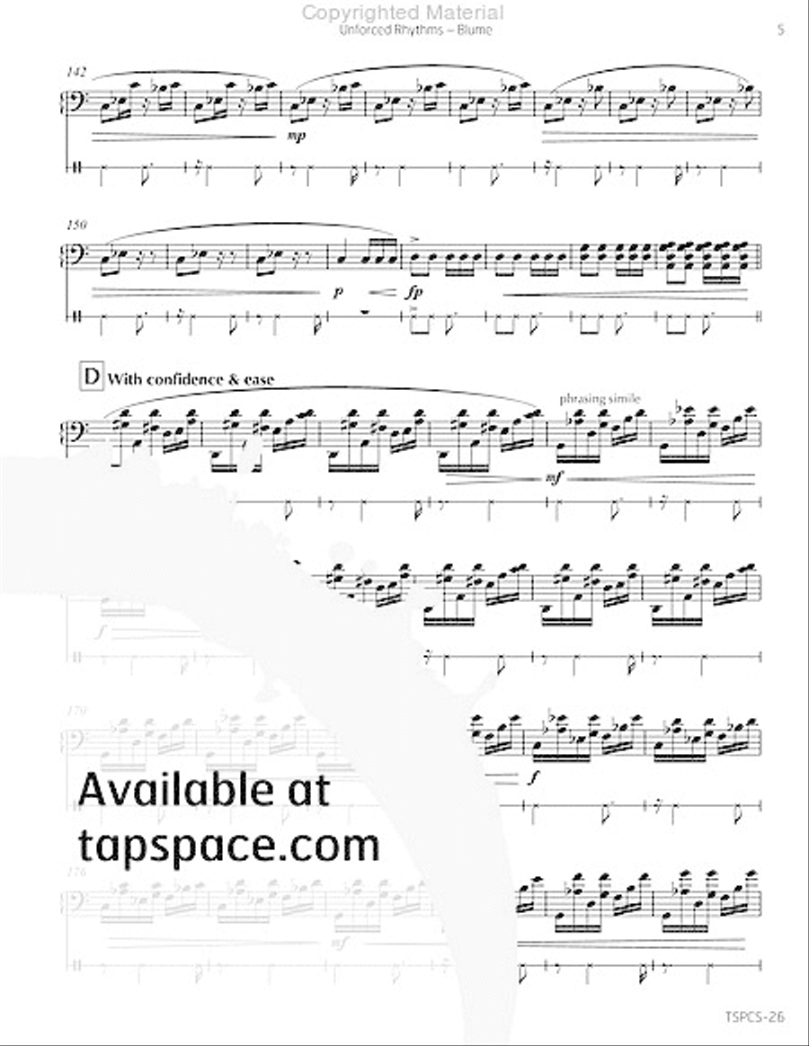 Unforced Rhythms Marimba scores gallery preview page 8
