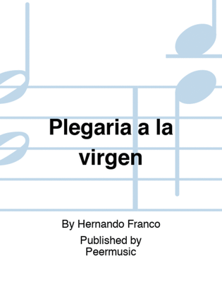 Book cover for Plegaria a la virgen