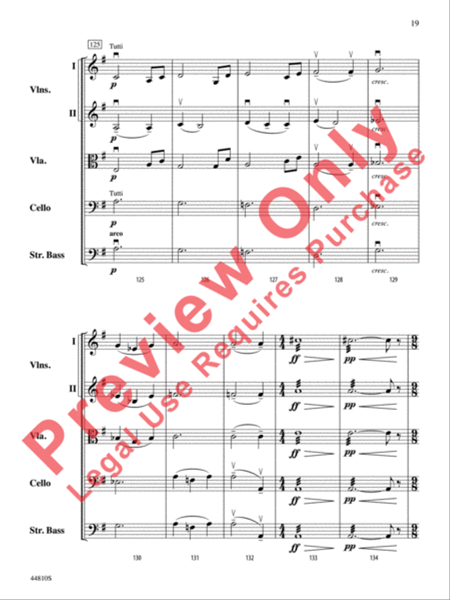 Hidden Dimensions String Orchestra scores gallery preview page 43