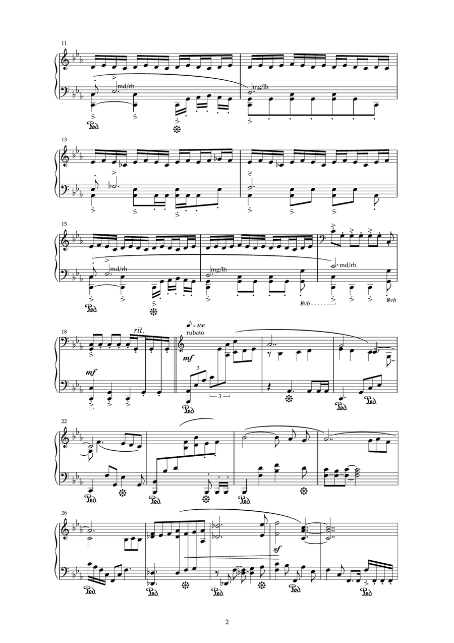 Legends Of Azeroth Piano Solo scores gallery preview page 2