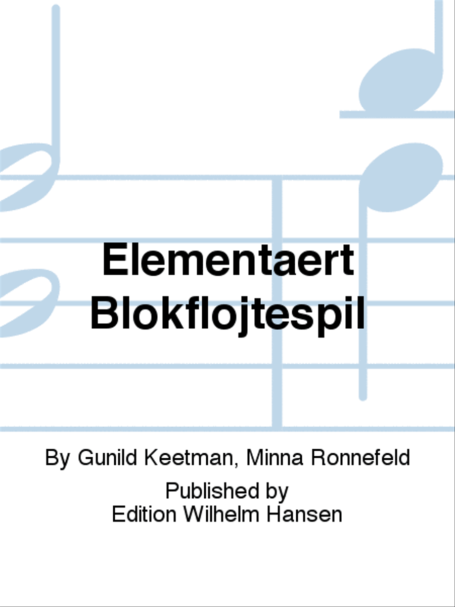 Elementært Blokfløjtespil Recorder scores gallery preview page 1