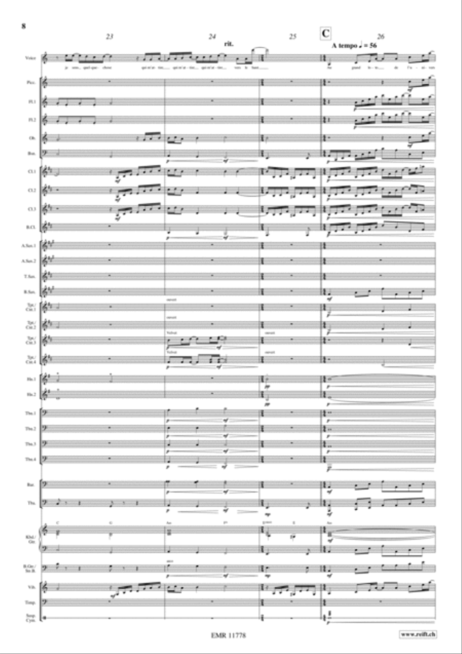 Starmania Concert Band scores gallery preview page 9