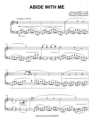 Book cover for Abide With Me [Classical version] (arr. Phillip Keveren)