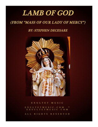 Book cover for Lamb Of God (from "Mass of Our Lady of Mercy")