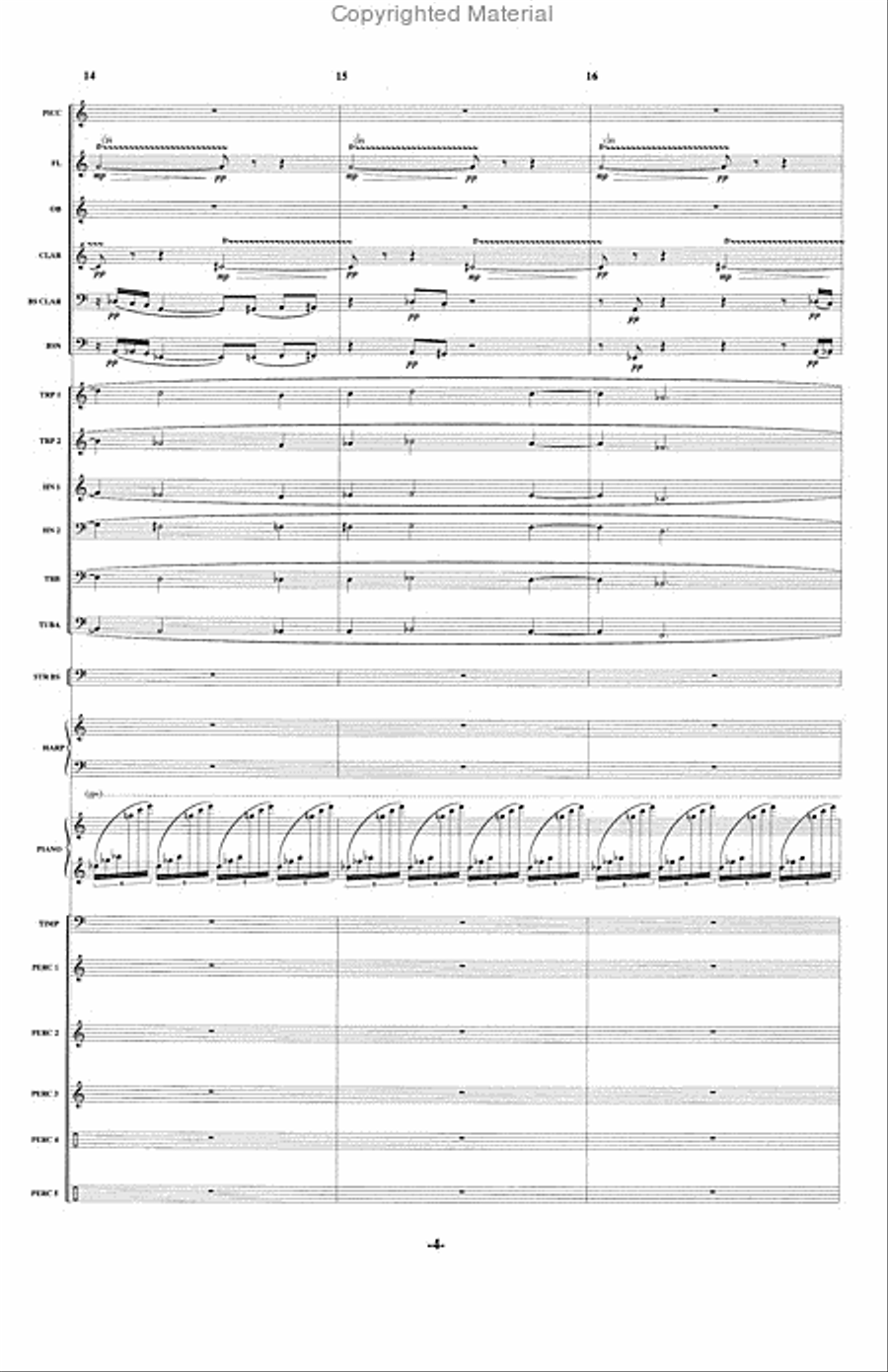 Waking Angels Concert Band scores gallery preview page 5