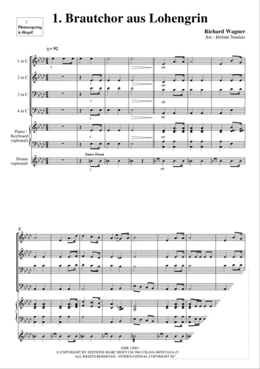 Brass Quartets Vol. 6 Brass Ensemble scores gallery preview page 3