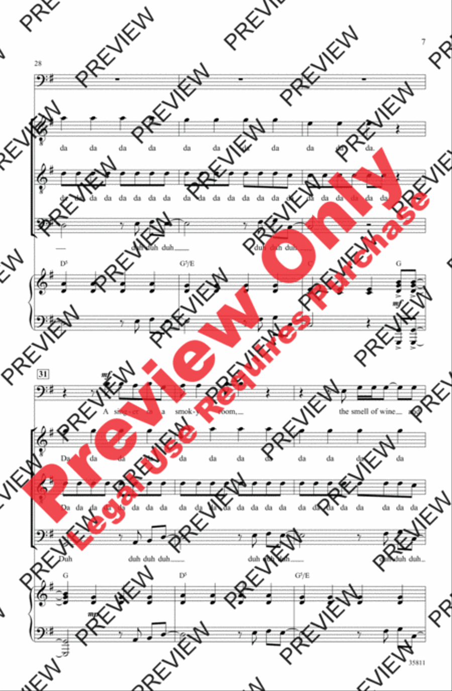 Don't Stop Believin' Men's Choir scores gallery preview page 7