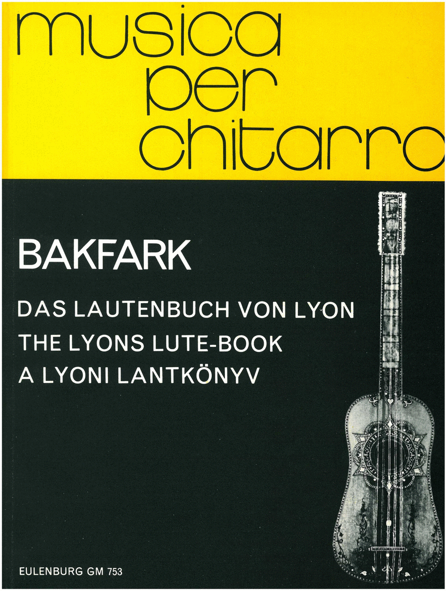 The Lyon lute book Lute scores gallery preview page 1