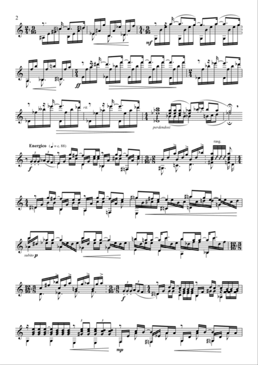 Injection rooms Classical Guitar scores gallery preview page 3