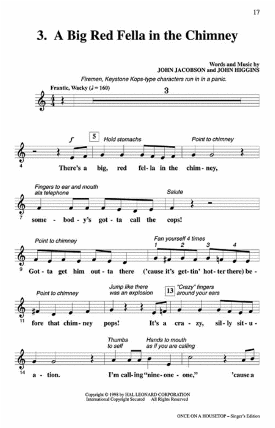 Once on a Housetop -Teacher's Edition Choir scores gallery preview page 3
