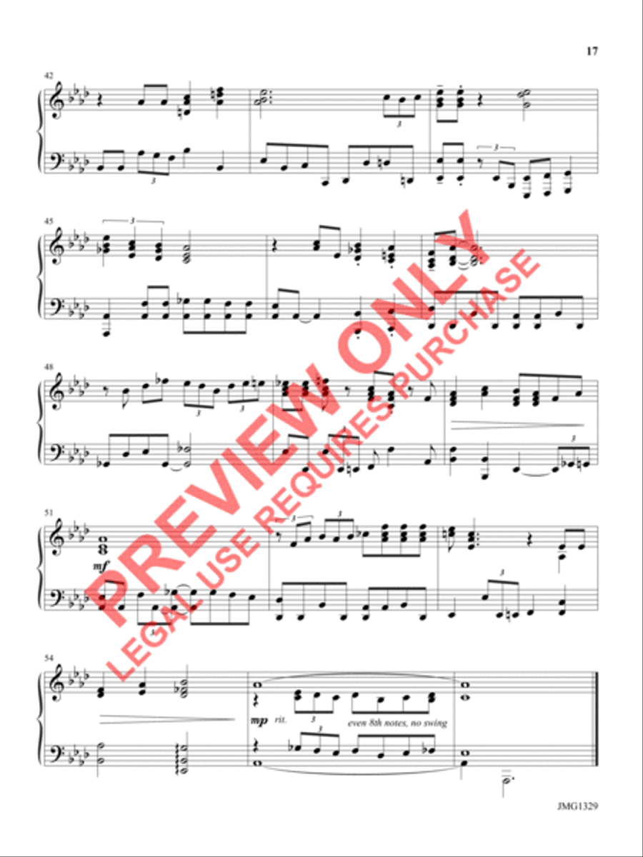Portraits of the Passion Piano Solo scores gallery preview page 16