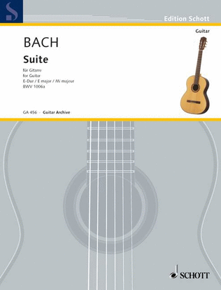 Book cover for Suite for Lute E major