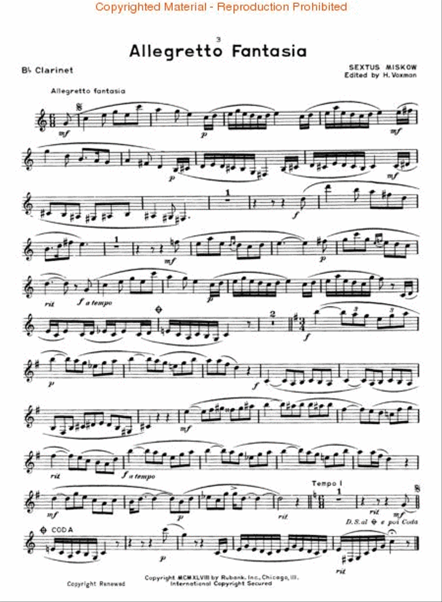 Concert and Contest Collection for Bb Clarinet Concert Band Methods scores gallery preview page 3