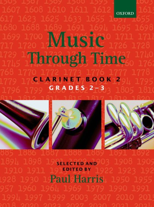 Book cover for Music through Time Clarinet Book 2