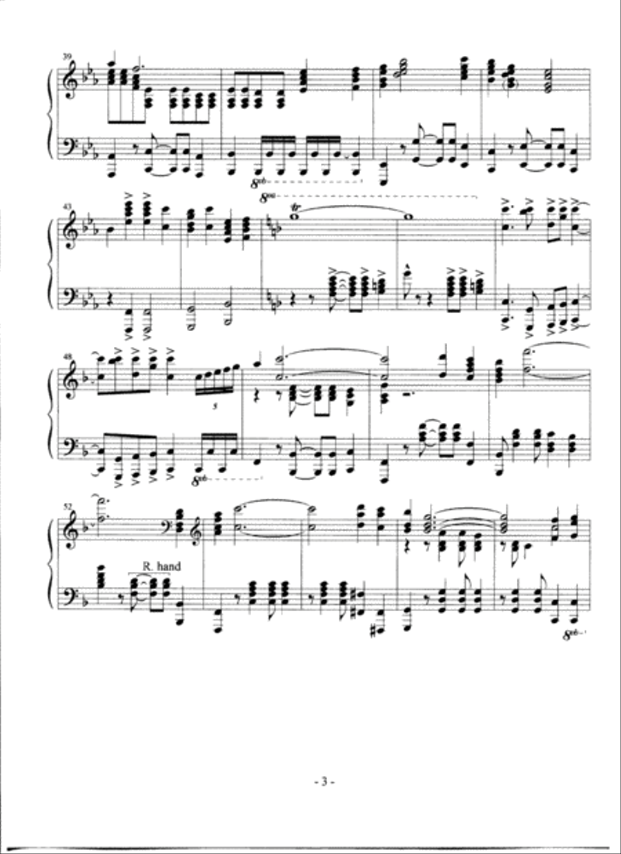 The Magnificent Seven The Magnificent Seven Piano Solo scores gallery preview page 3