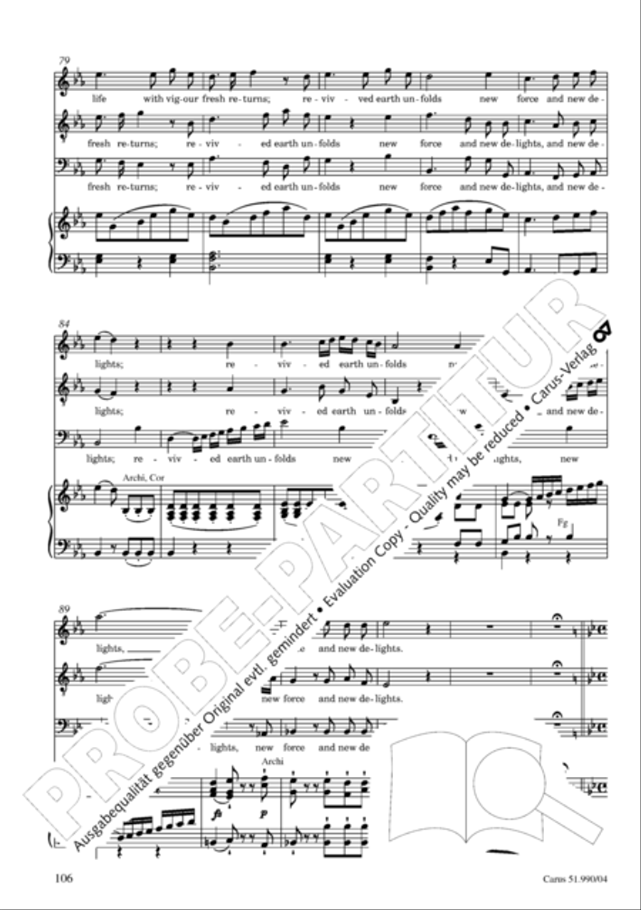 The Creation 4-Part scores gallery preview page 107