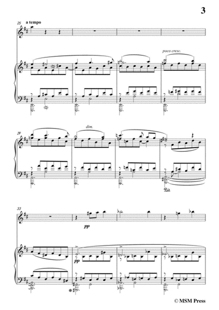 Duparc-Extase,for Violin and Piano,for Violin and Piano