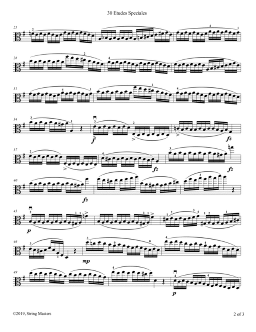 Mazas, Etudes for Viola Op 36, Book 1, No.13