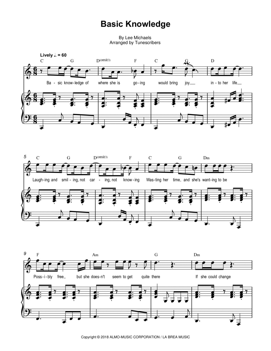 Basic Knowledge Voice scores gallery preview page 1