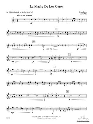 La Madre de los Gatos: (wp) 1st B-flat Trombone T.C.