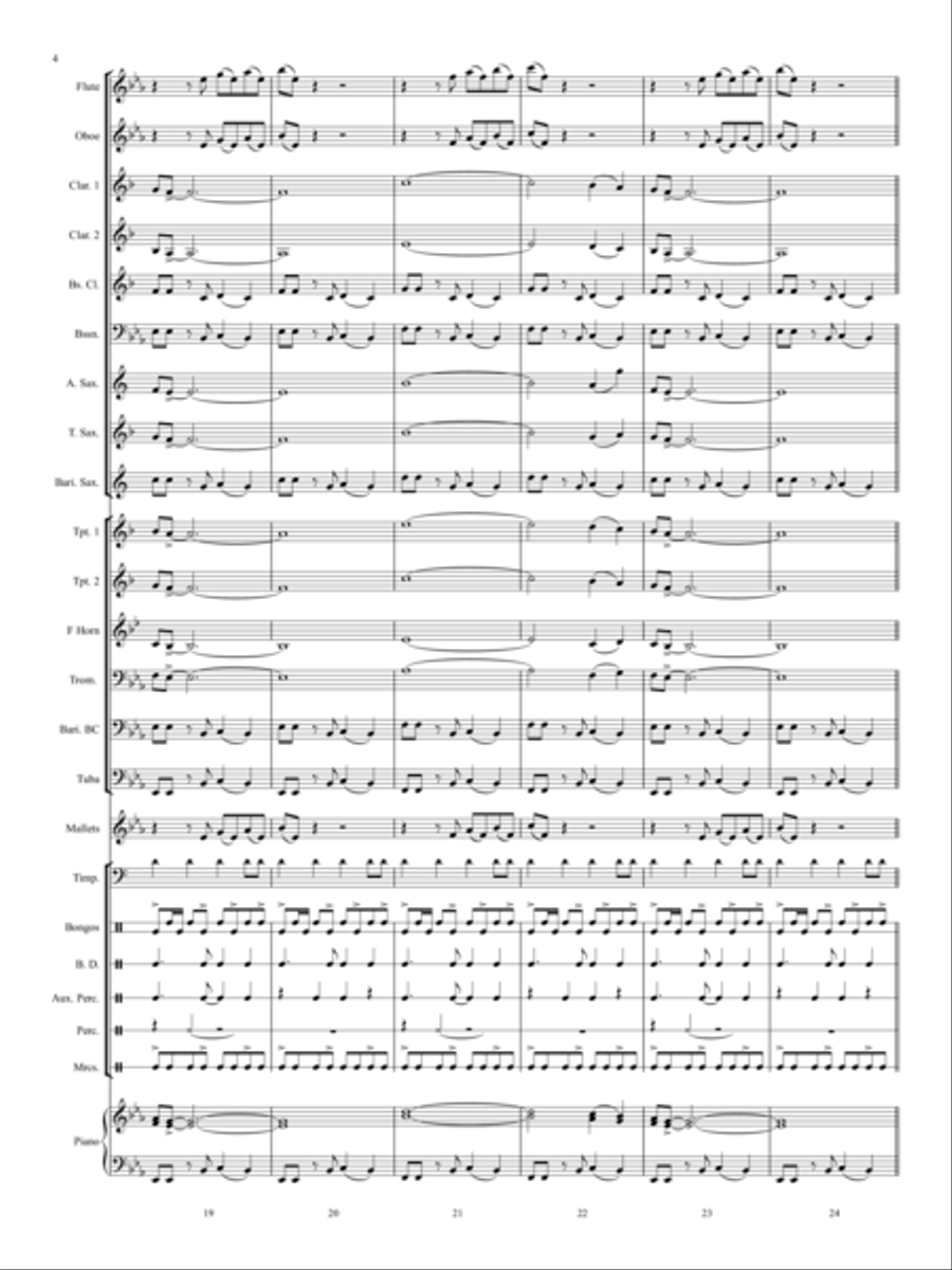 Siesta San Anton Siesta San Anton Concert Band scores gallery preview page 5