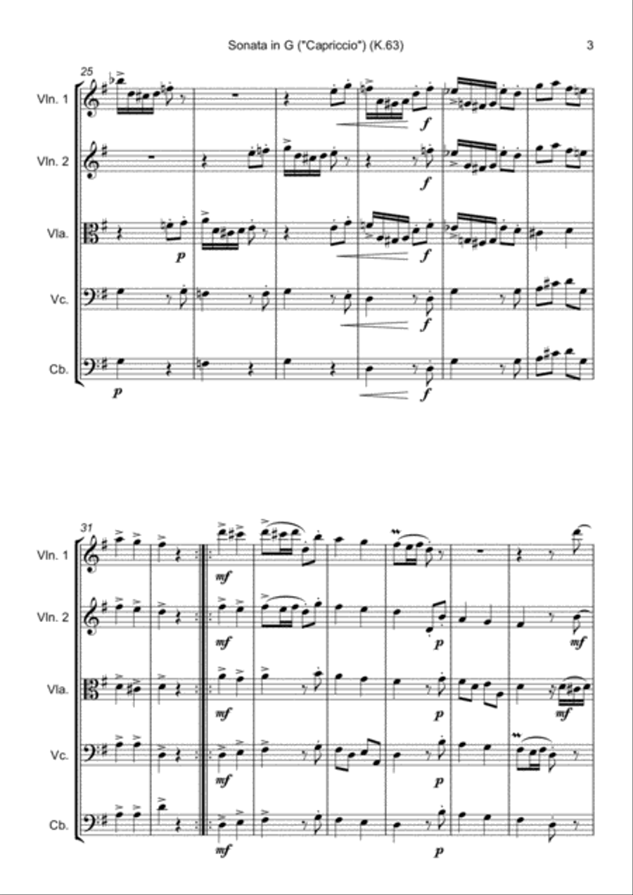 Sonata in G (