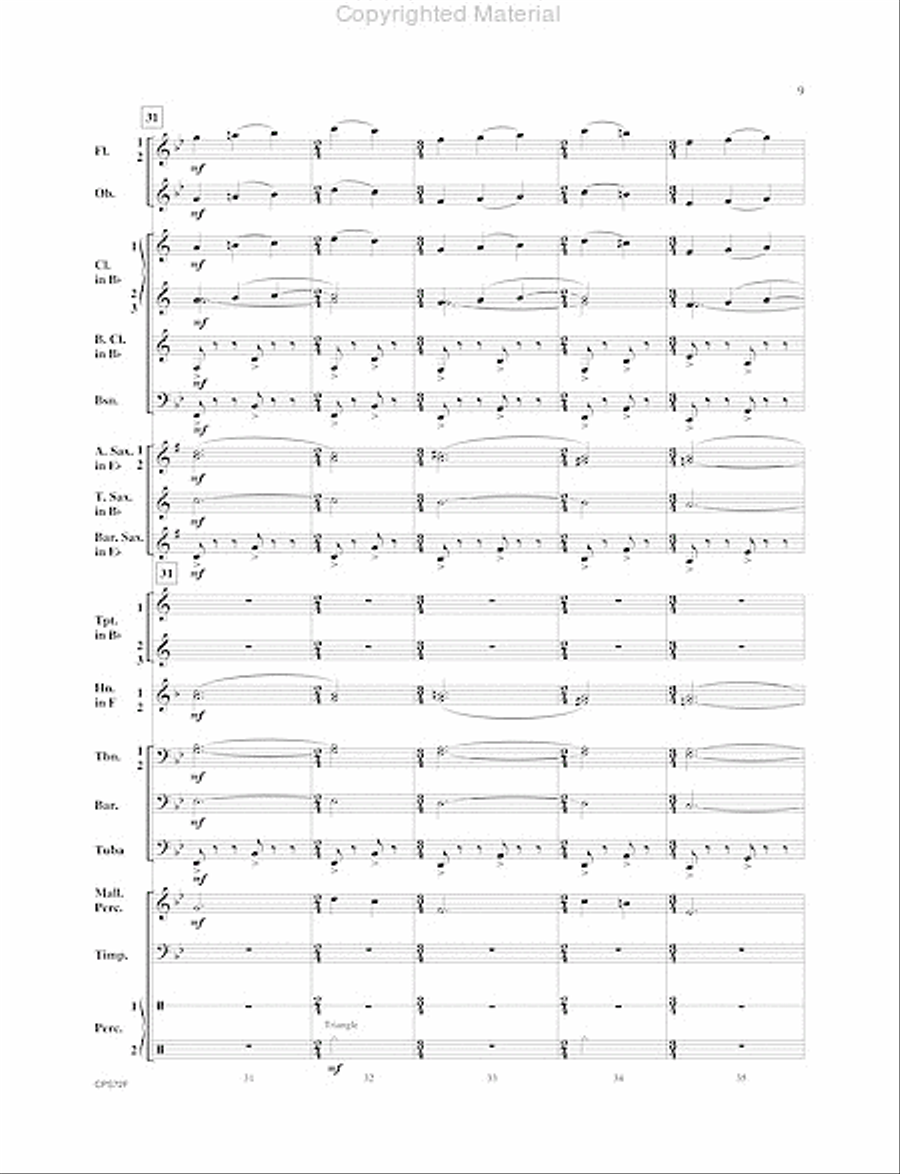 Trilogy Trilogy Concert Band scores gallery preview page 10
