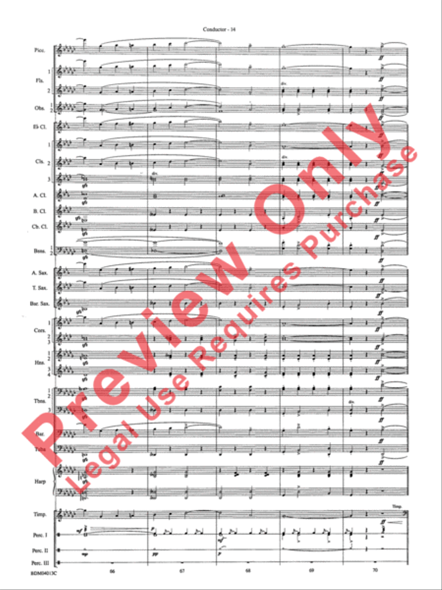 Nobles of the Mystic Shrine (March) Concert Band scores gallery preview page 17