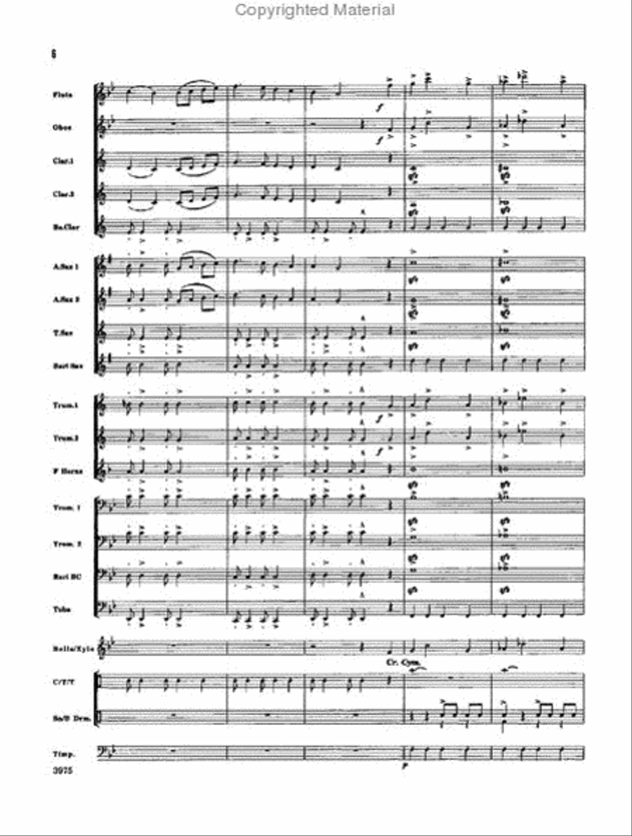 Academic Pageant Academic Pageant Concert Band scores gallery preview page 6