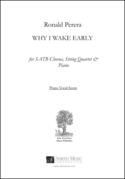 Why I Wake Early (Piano/Vocal Score)