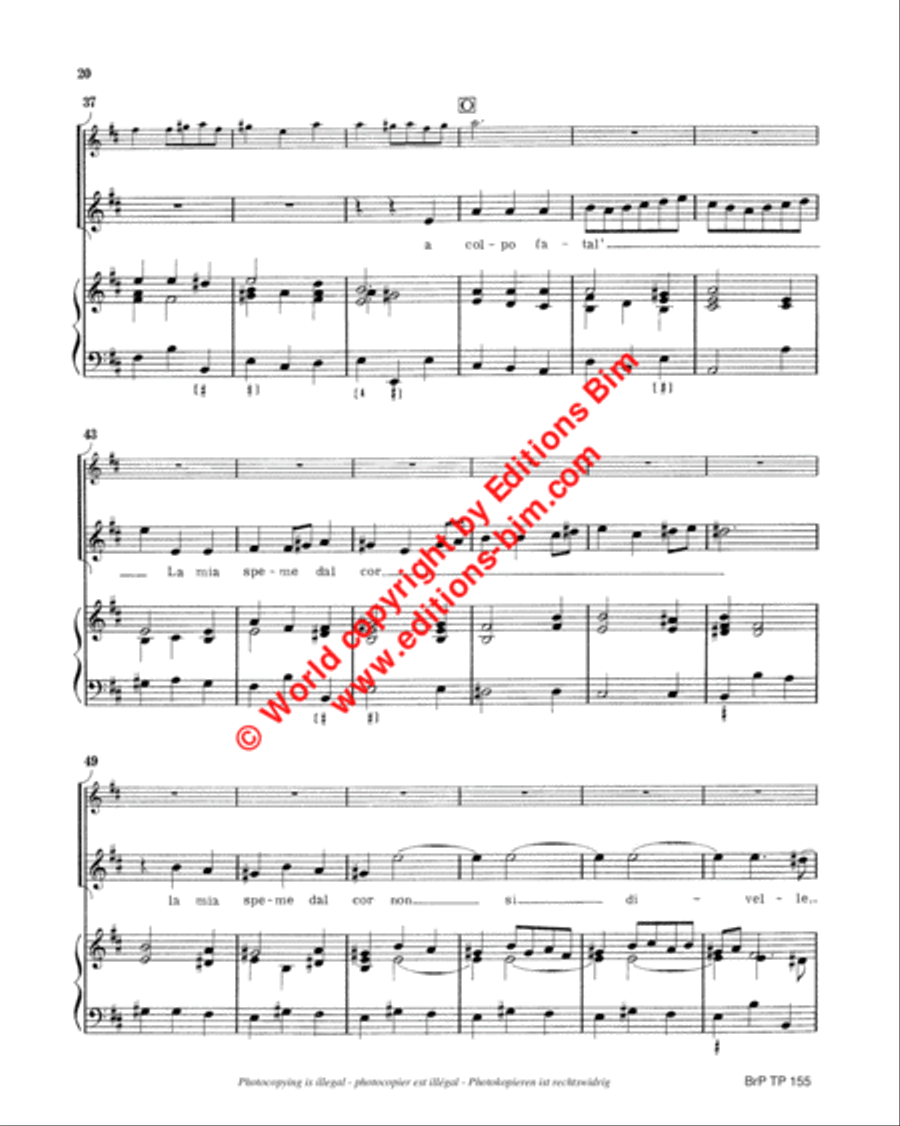 All'armi, pensieri Soprano Voice scores gallery preview page 11