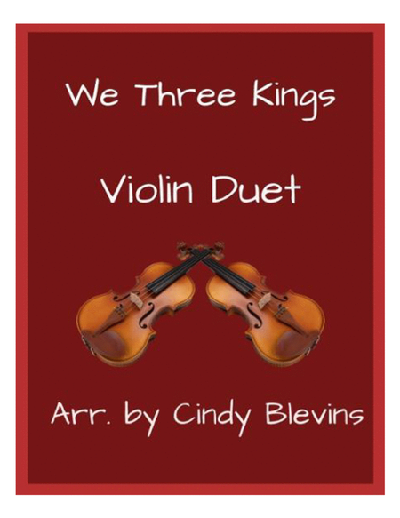 We Three Kings, for Violin Duet image number null