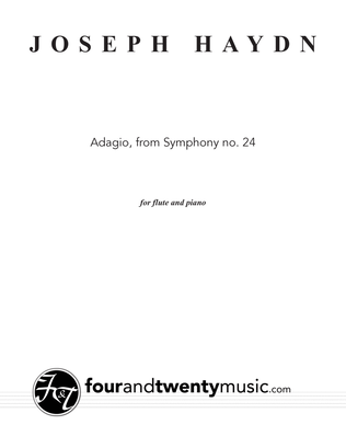 Adagio, from Symphony no. 24