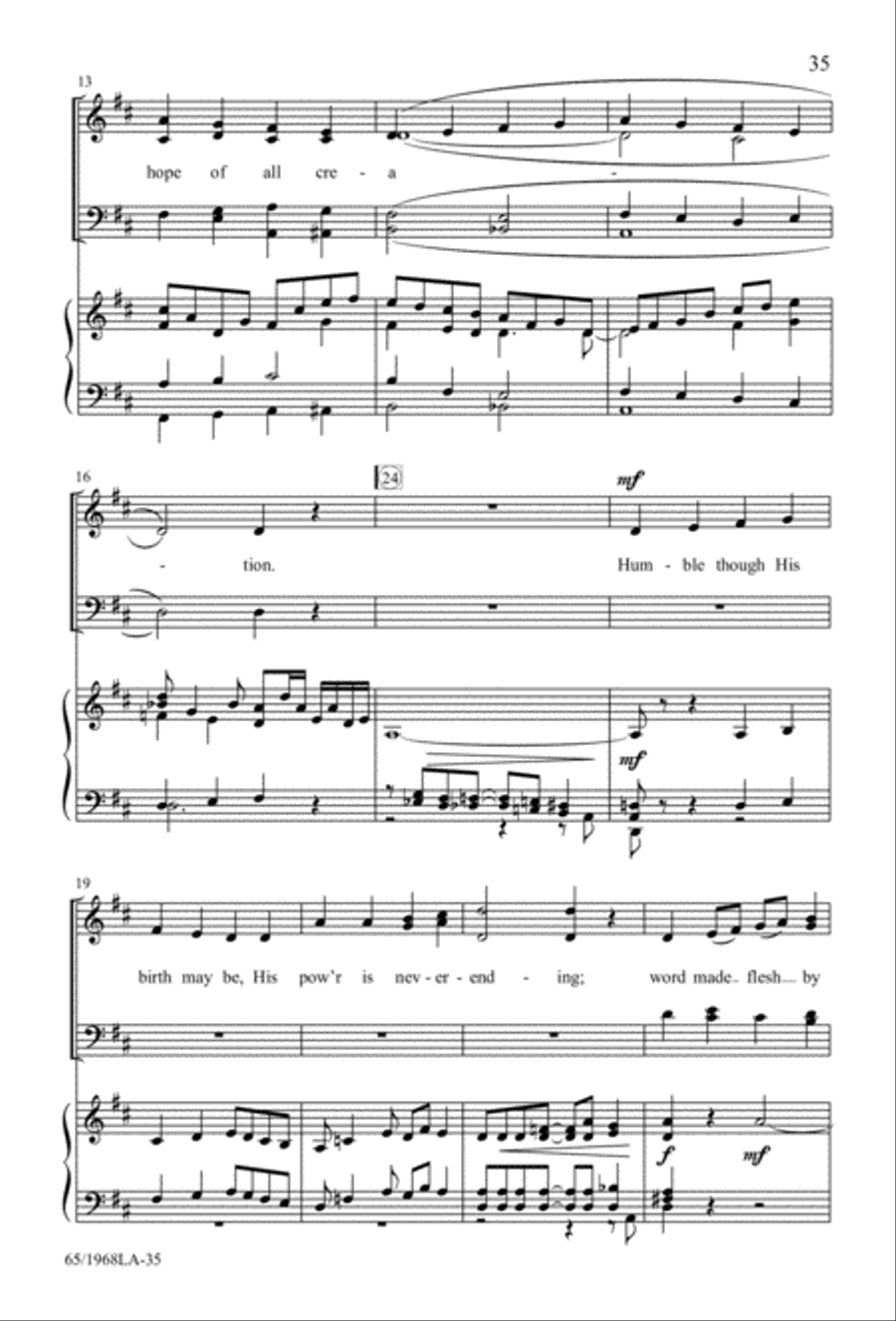 The Word Made Flesh 4-Part scores gallery preview page 37